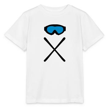Skier & Skibrille - Stanley/Stella Kinder T-Shirt MINI CREATOR  - Weiß - Vorne - Maike (125cm)