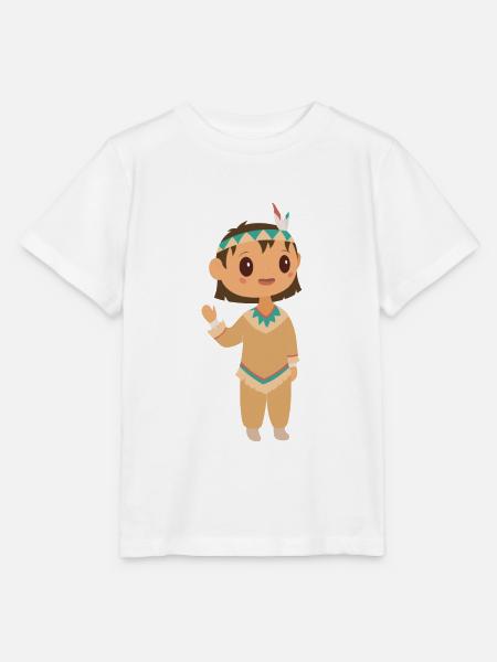 Indianer - Stanley/Stella Kinder T-Shirt MINI CREATOR - Weiß
