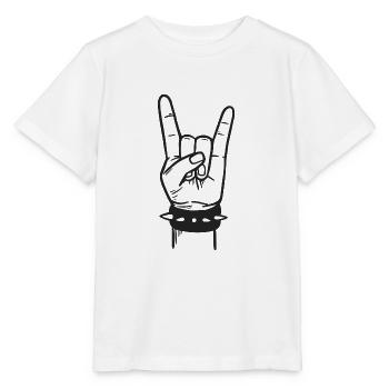 Music metal métalleux Métal music - T-shirt bio MINI CREATOR Stanley/Stella Enfant - blanc - Devant - Maike (125cm)