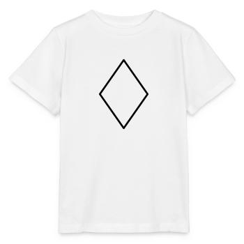 Mathematik Symbol - Raute - Stanley/Stella Kinder T-Shirt MINI CREATOR  - Weiß - Vorne - Maike (125cm)