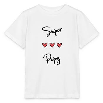 BONNE FÊTE. FÊTE DES MÈRES. FÊTE DES PÈRES. FÊTE - T-shirt bio MINI CREATOR Stanley/Stella Enfant - blanc - Devant - Maike (125cm)