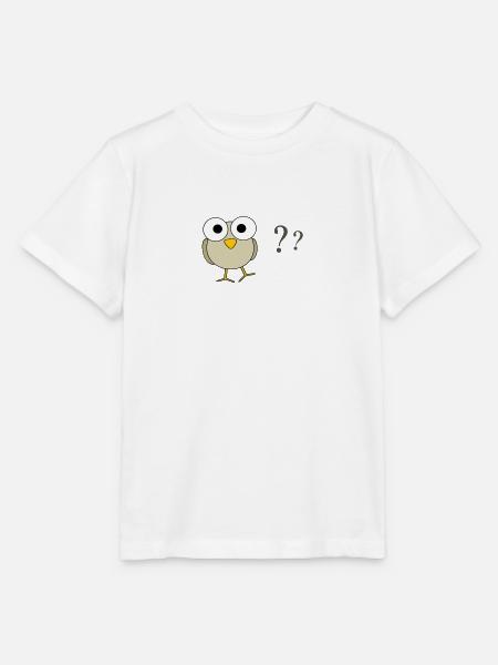 Googley eye birdie - Stanley/Stella Kinder T-Shirt MINI CREATOR - Weiß