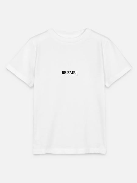 BE FAIR! - Stanley/Stella Kinder T-Shirt MINI CREATOR  - Weiß