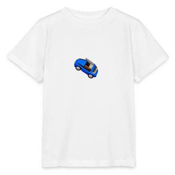 Voiture Véhicule Bleu - T-shirt bio MINI CREATOR Stanley/Stella Enfant - blanc - Devant - Maike (125cm)