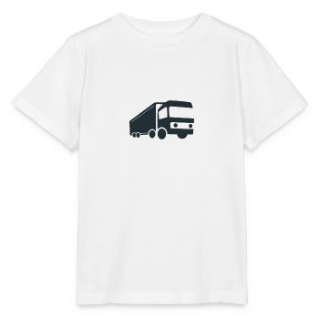 Truck LKW Illustration Logo - Stanley/Stella MINI CREATOR Kids’ T-Shirt - white - Front - Maike (125cm)