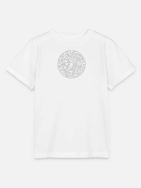 Labyrinth - Stanley/Stella Kinder T-Shirt MINI CREATOR  - Weiß