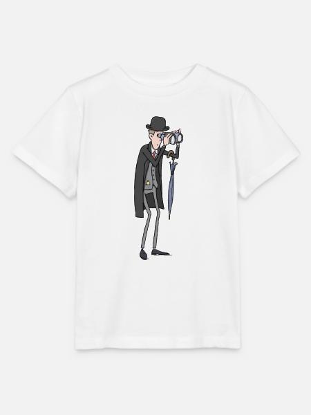 Englischer Geschäftsmann - Stanley/Stella Kinder T-Shirt MINI CREATOR  - Weiß