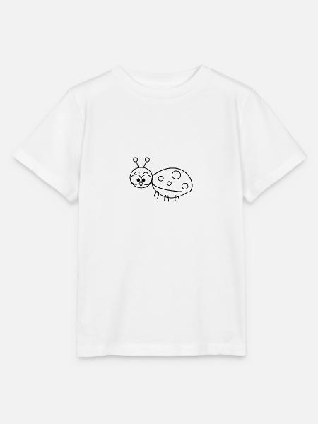 Marienkäfer - Stanley/Stella Kinder T-Shirt MINI CREATOR - Weiß