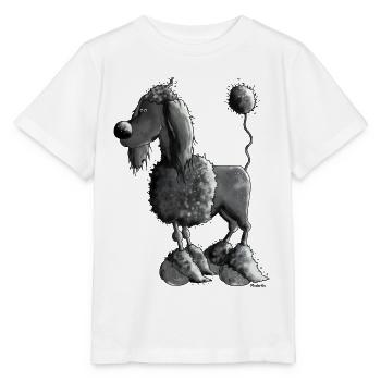 Dufter Pudel - Hund - Stanley/Stella Kinder T-Shirt MINI CREATOR  - Weiß - Vorne - Maike (125cm)