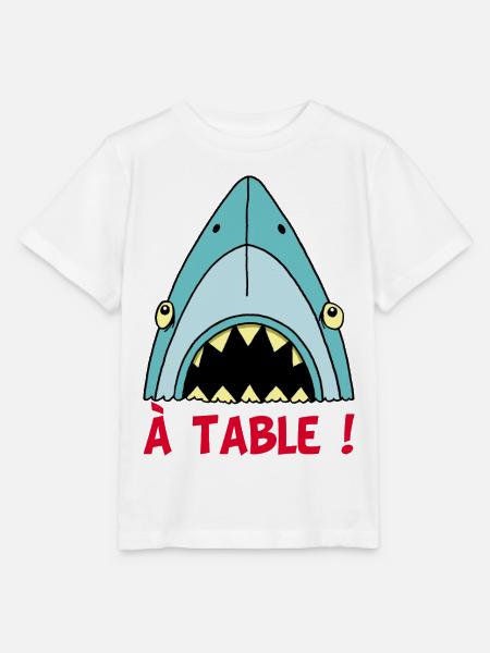 Hungriger Hai! - Stanley/Stella Kinder T-Shirt MINI CREATOR - Weiß