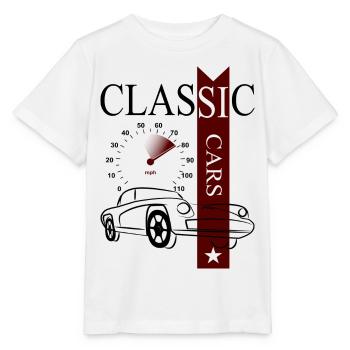 Voitures classiques automobiles - T-shirt bio MINI CREATOR Stanley/Stella Enfant - blanc - Devant - Maike (125cm)