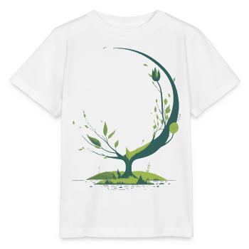 Plantes délicates - T-shirt bio MINI CREATOR Stanley/Stella Enfant - blanc - Devant - Maike (125cm)