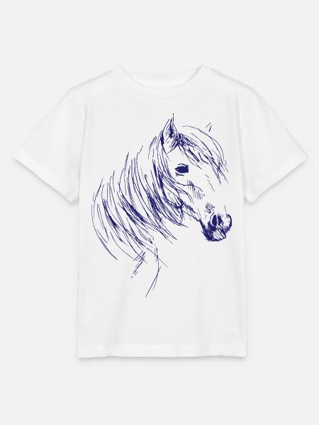 Reiten Pferde Reitsport - Stanley/Stella Kinder T-Shirt MINI CREATOR - Weiß