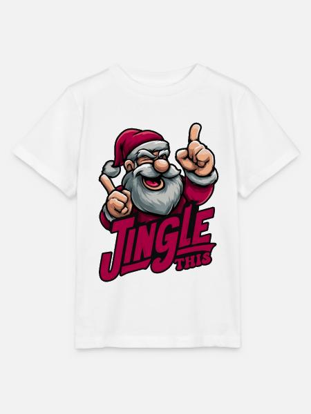 Jingle This - Stanley/Stella Kinder T-Shirt MINI CREATOR  - Weiß