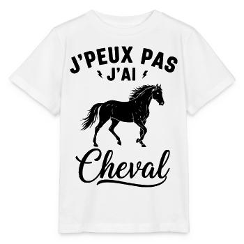 I Can't I Have Horse Gift - Stanley/Stella MINI CREATOR Kids’ T-Shirt - white - Front - Maike (125cm)