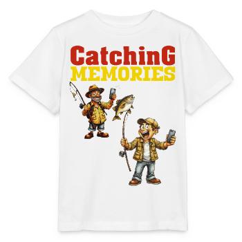 Erinnerungen fangen - Stanley/Stella Kinder T-Shirt MINI CREATOR  - Weiß - Vorne - Maike (125cm)