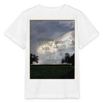 enjoy_yo_life - Stanley/Stella Kinder T-Shirt MINI CREATOR  - Weiß - Vorne - Maike (125cm)