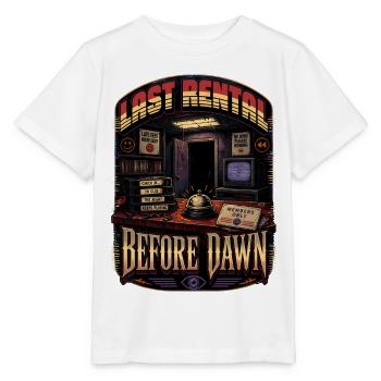 Last Rental Before Dawn - Stanley/Stella MINI CREATOR Kids’ T-Shirt - white - Front - Maike (125cm)
