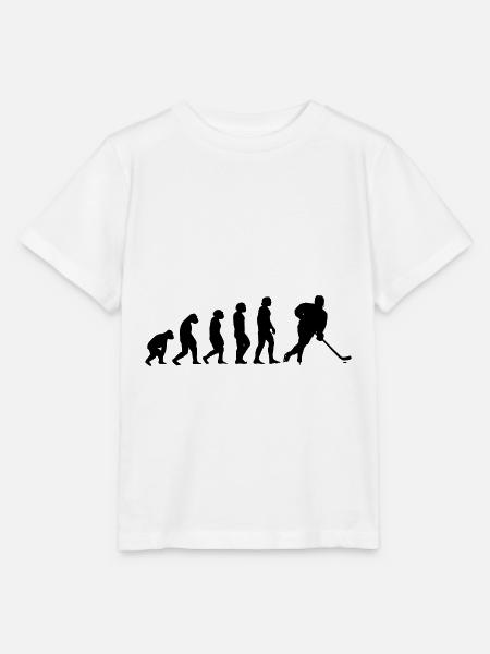 Eishockey Evolution II - Stanley/Stella Kinder T-Shirt MINI CREATOR  - Weiß