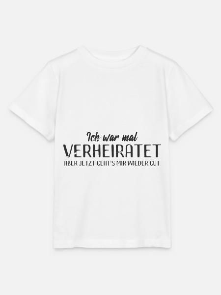 Scheidung Witziger Trennung Spruch Für Scheidung - Stanley/Stella Kinder T-Shirt MINI CREATOR - Weiß