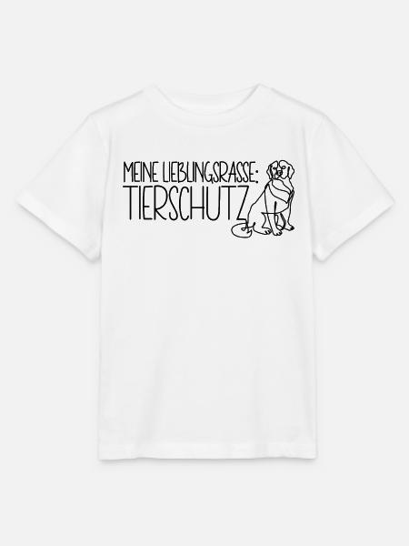 Tierheim Hund Meine Lieblingsrasse Tierschutz - Stanley/Stella Kinder T-Shirt MINI CREATOR - Weiß