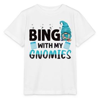 Bingo Mit Meinen Gnomies Lustiges Bingo - Stanley/Stella Kinder T-Shirt MINI CREATOR  - Weiß - Vorne - Maike (125cm)