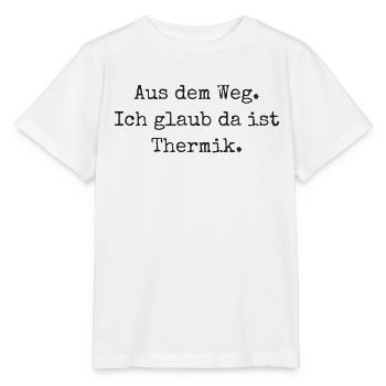 Ich Glaub Da ist Thermik RC Segelflieger - Stanley/Stella Kinder T-Shirt MINI CREATOR  - Weiß - Vorne - Maike (125cm)