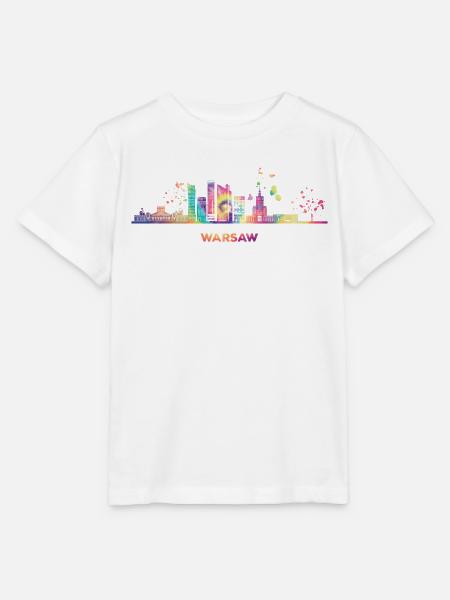 Warschauer Skyline Warschau - Stanley/Stella Kinder T-Shirt MINI CREATOR - Weiß