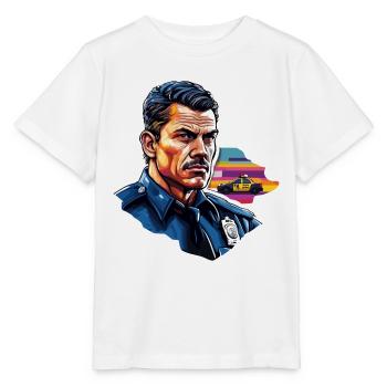 Polizei / Einsatz / Beruf / Job / Einsatzkräfte - Stanley/Stella Kinder T-Shirt MINI CREATOR  - Weiß - Vorne - Maike (125cm)