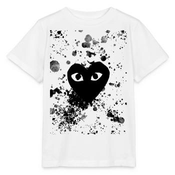 black heart black heart - Stanley/Stella MINI CREATOR Kids’ T-Shirt - white - Front - Maike (125cm)