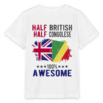 Half British Half Congolese - Stanley/Stella MINI CREATOR Kids’ T-Shirt - white - Front - Maike (125cm)