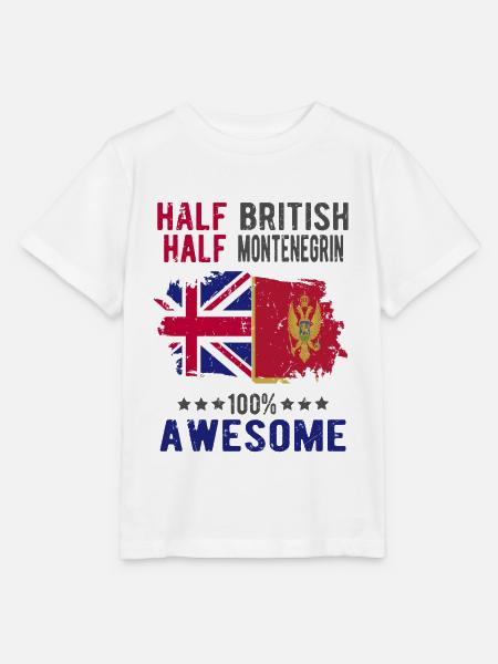 Halb Brite Halb Montenegriner - Stanley/Stella Kinder T-Shirt MINI CREATOR - Weiß