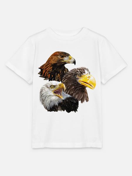Raubvögel - Stanley/Stella Kinder T-Shirt MINI CREATOR - Weiß