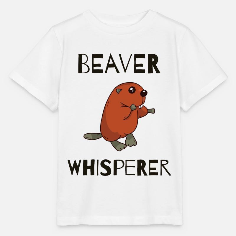 BEAVER: Beaver Whisperer - T-shirt bio MINI CREATOR Stanley/Stella Enfant - blanc