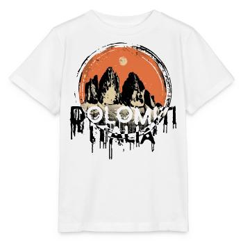 Dolomiti Italia Dolomites Three Peaks souvenir - Stanley/Stella MINI CREATOR Kids’ T-Shirt - white - Front - Maike (125cm)