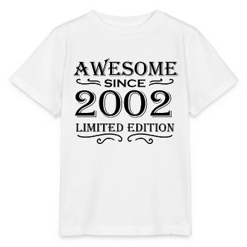 2002 - Né en 2002 - Fantastique depuis 2002 - T-shirt bio MINI CREATOR Stanley/Stella Enfant - blanc - Devant - Maike (125cm)
