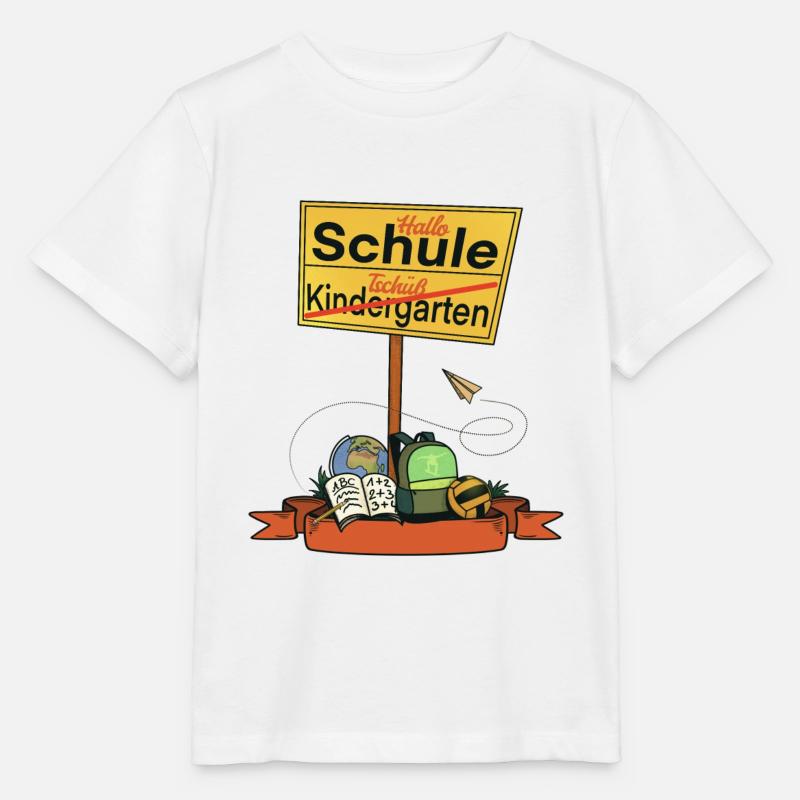 Schulanfangsgeschenk mit eigenem Namen - Stanley/Stella Kinder T-Shirt MINI CREATOR  - Weiß