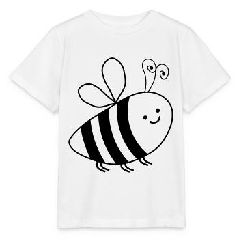 suesse biene 001 - Stanley/Stella Kinder T-Shirt MINI CREATOR  - Weiß - Vorne - Maike (125cm)