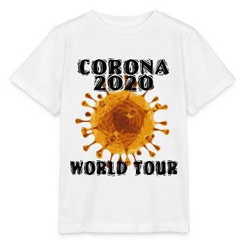 TOUR DU MONDE DE CORONA - T-shirt bio MINI CREATOR Stanley/Stella Enfant - blanc - Devant - Maike (125cm)