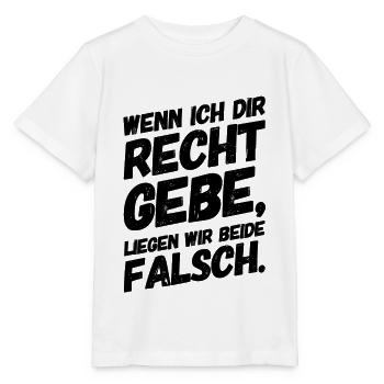 Lustige Sprüche Bürohumor Recht - Stanley/Stella Kinder T-Shirt MINI CREATOR  - Weiß - Vorne - Maike (125cm)