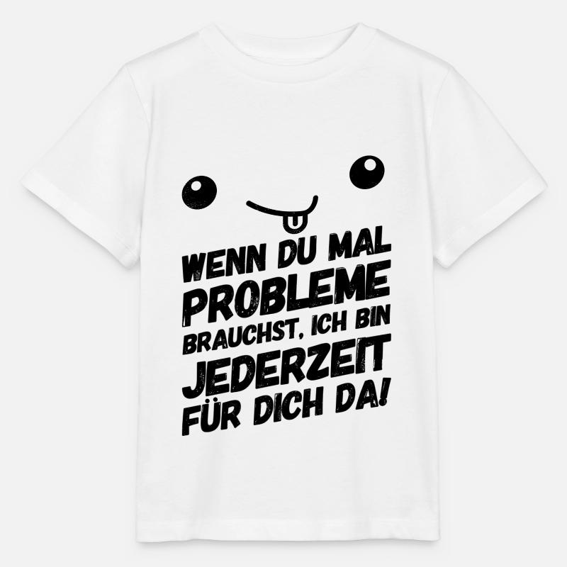 Lustige Sprüche Freundschaft Probleme - Stanley/Stella Kinder T-Shirt MINI CREATOR  - Weiß