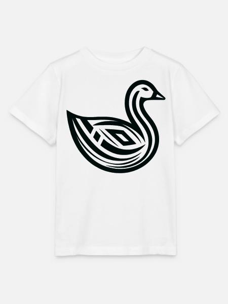 Gans Indianer-Tierkreis - Stanley/Stella Kinder T-Shirt MINI CREATOR - Weiß