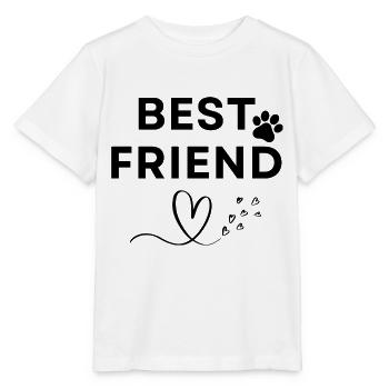 Meilleur ami - T-shirt bio MINI CREATOR Stanley/Stella Enfant - blanc - Devant - Maike (125cm)