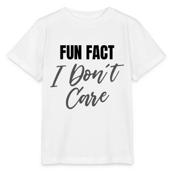 Fait amusant Je m’en fiche - T-shirt bio MINI CREATOR Stanley/Stella Enfant - blanc - Devant - Maike (125cm)