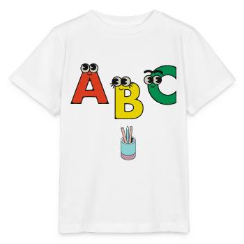 tee shirt rentrée scolaire - T-shirt bio MINI CREATOR Stanley/Stella Enfant - blanc - Devant - Maike (125cm)