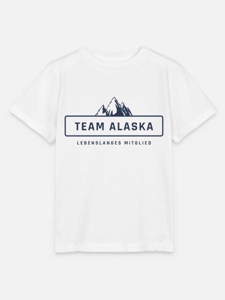 Team Alaska - Stanley/Stella Kinder T-Shirt MINI CREATOR  - Weiß