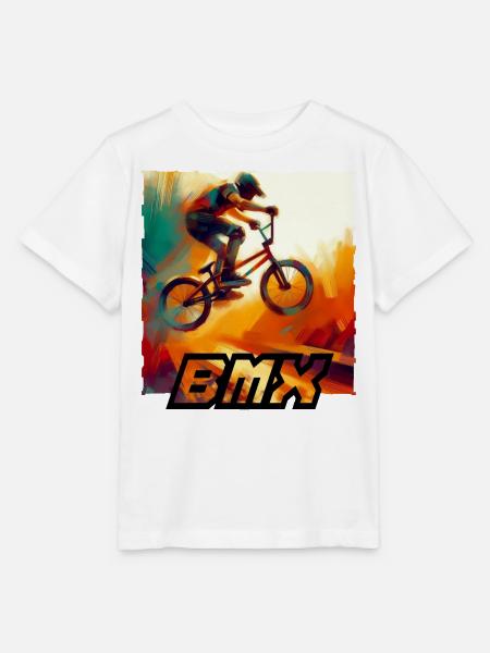 BMX Bike - Stanley/Stella Kinder T-Shirt MINI CREATOR - Weiß