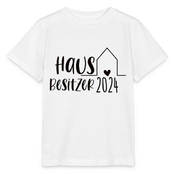 Hausbesitzer 2024 – Eigenheim Umzug Traumhaus - Stanley/Stella Kinder T-Shirt MINI CREATOR  - Weiß - Vorne - Maike (125cm)