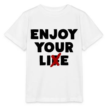 Enjoy Your Lie - Stanley/Stella Kinder T-Shirt MINI CREATOR  - Weiß - Vorne - Maike (125cm)