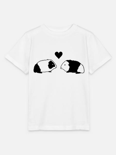 Meerschwein Love - Stanley/Stella Kinder T-Shirt MINI CREATOR - Weiß